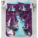 Спален комплект 3D памучен сатен - КАНЬОН